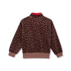 WYNKEN ANIMAL PAINT ZIP UP TOP