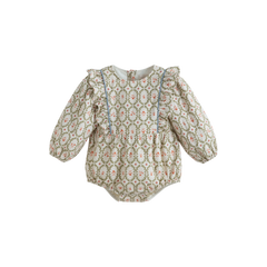 CERA UNA VOLTA NINA PRINTED TWILL ROMPER