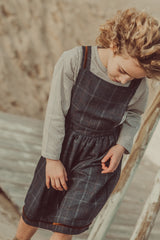THE LITTLE POETS CARLOTA PLAID JUMPER