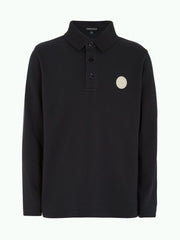 EMPORIO ARMANI LONG SLEEVE LOGO POLO