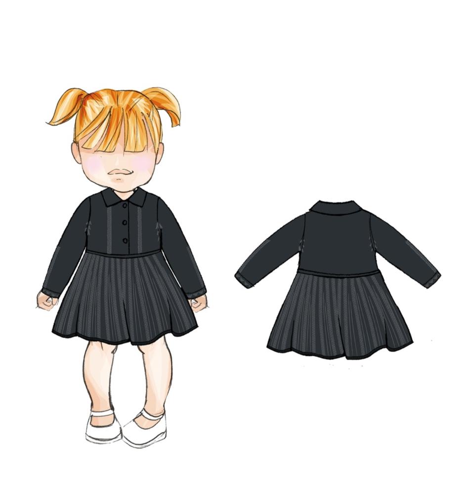 EMPORIO ARMANI LONG SLEEVE KNIT DRESS