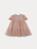 BENE BENE SMOCKING TULLE SHA DRESS