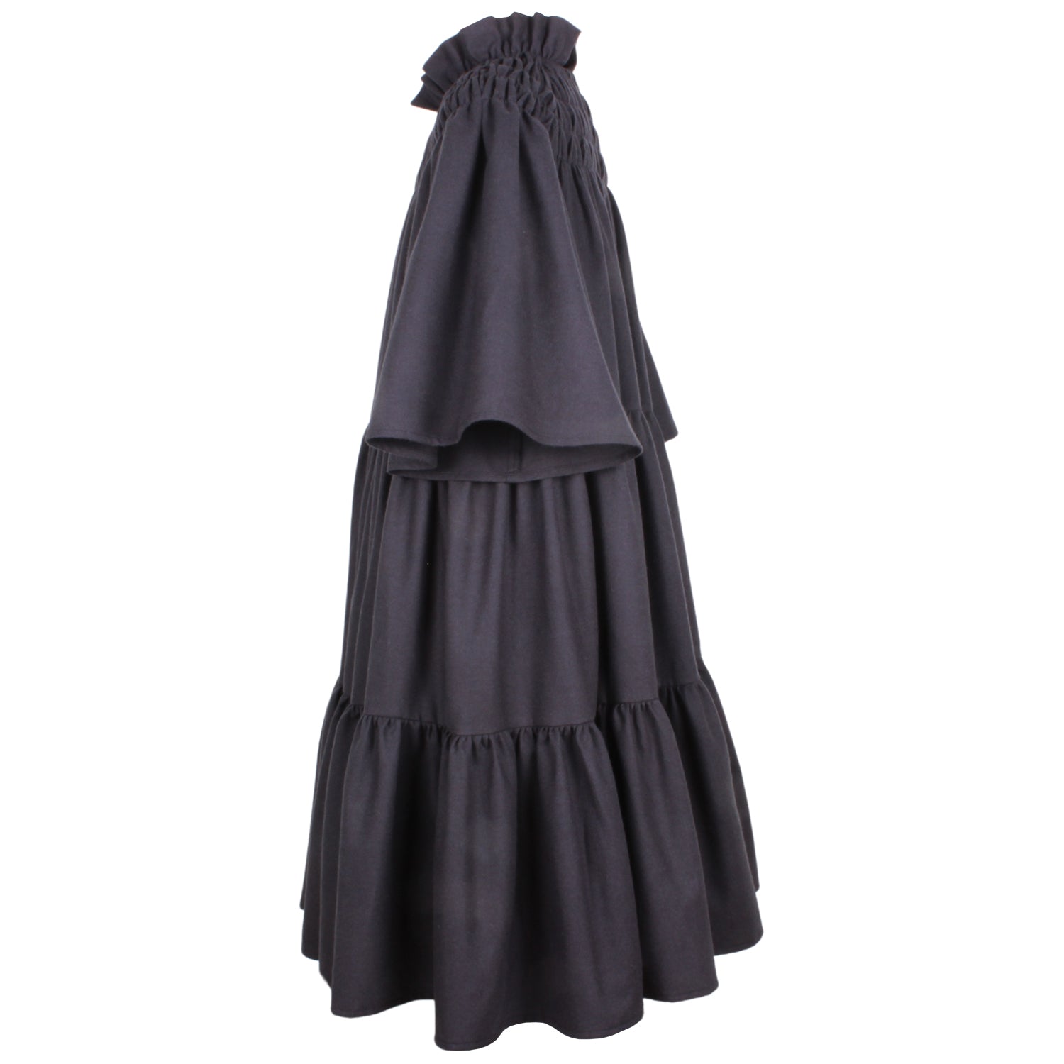 JESSIE AND JAMES ANGEL SMOCKED TIERED FLOWY DRESS
