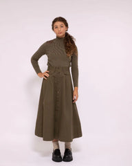 ONE TWENTY LEATHER PATCH SWEATER