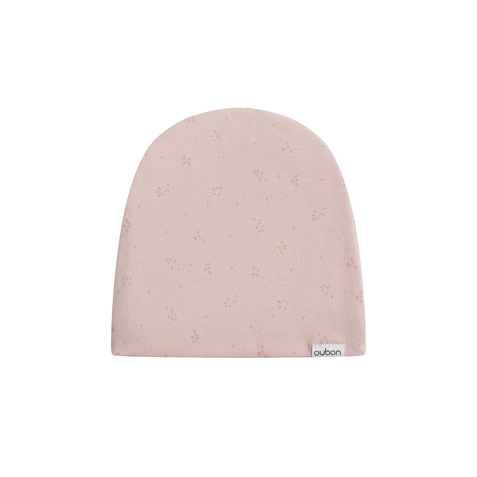OUBON 2PC FLORAL PRINT FOOTIE WITH BONNET SET