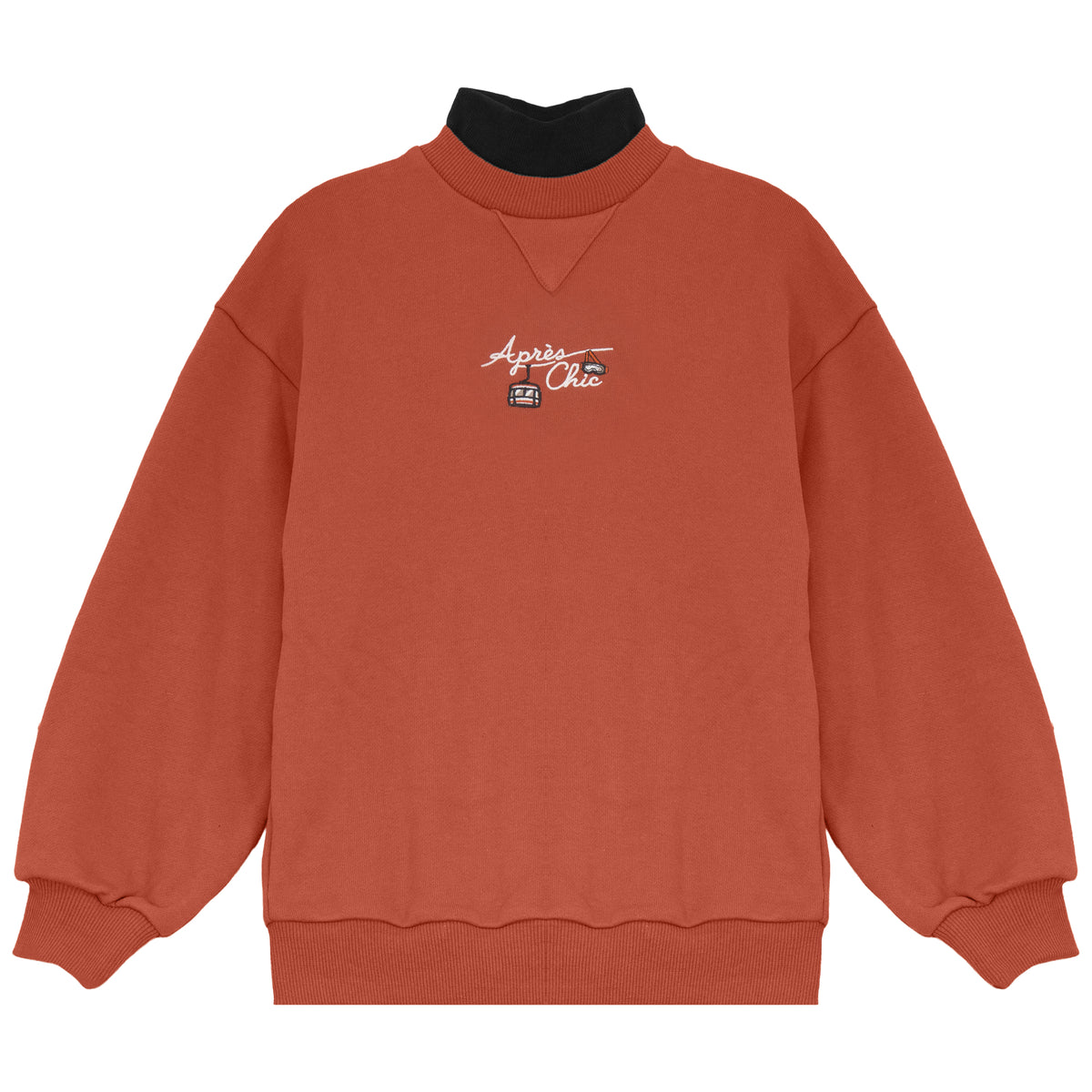 CALLA LILI SWEATSHIRT WITH MOCKNECK