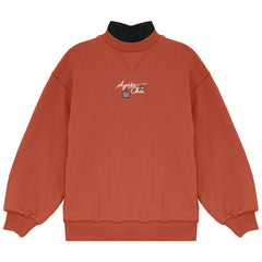 CALLA LILI SWEATSHIRT WITH MOCKNECK