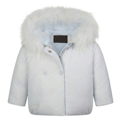 SCOTCH BONNET PUFFER DOWN FUR HOODED COAT
