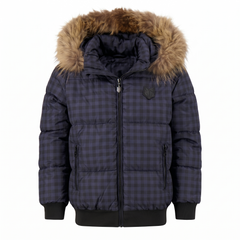 SCOTCH BONNET PUFFER DOWN COAT WITH FUR