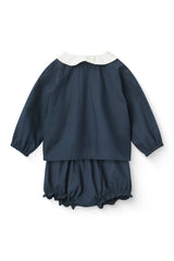 COPENHAGEN COLORS 2PC BLOUSE WITH BLOOMERS SET