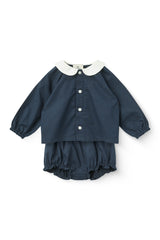 COPENHAGEN COLORS 2PC BLOUSE WITH BLOOMERS SET