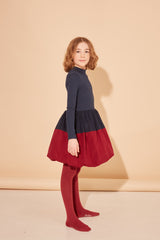 THE MIDDLE DAUGHTER COLORBLOCK BUBBLE DRESS