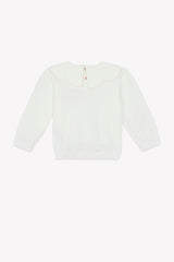 BONTON PEPLUM COLLAR SWEATER