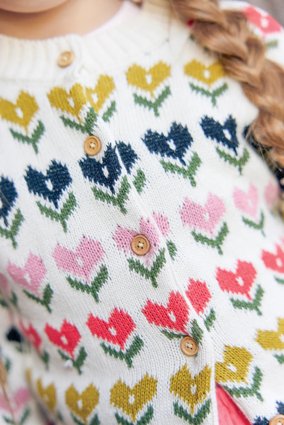 BONTON FLOWER MALIGNE CARDIGAN