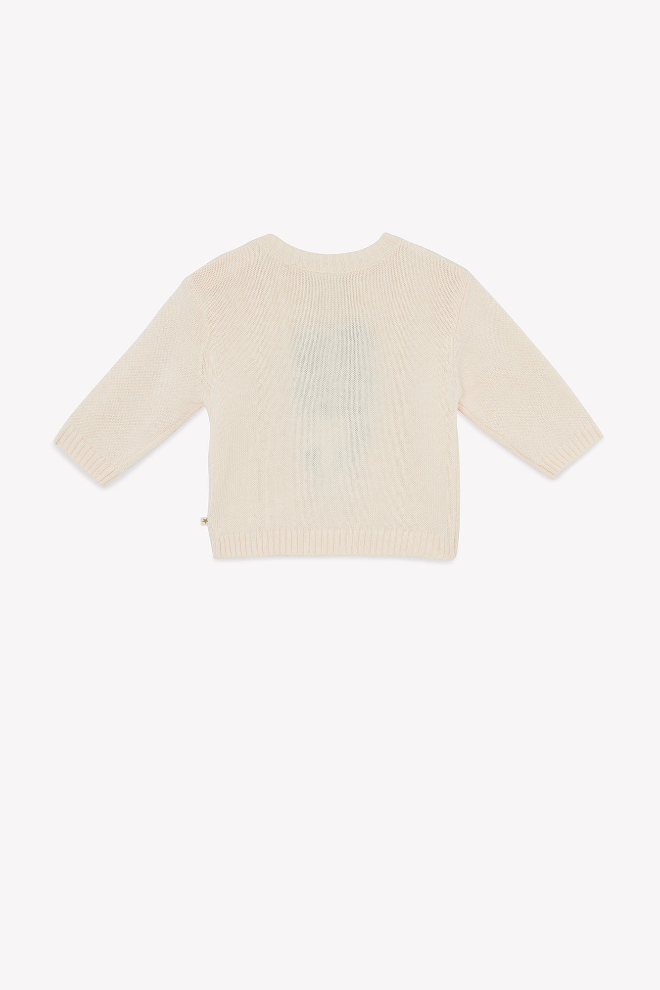 BONTON FLOWER MISTY KNIT SWEATER