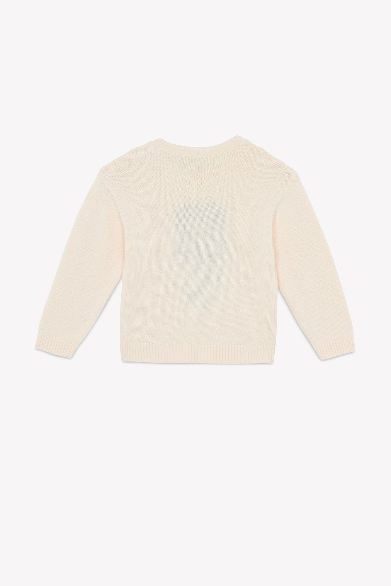 BONTON FLOWER MISTY KNIT SWEATER