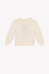 BONTON FLOWER MISTY KNIT SWEATER