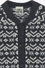 BONTON MOZZA BUTTON DOWN CARDIGAN