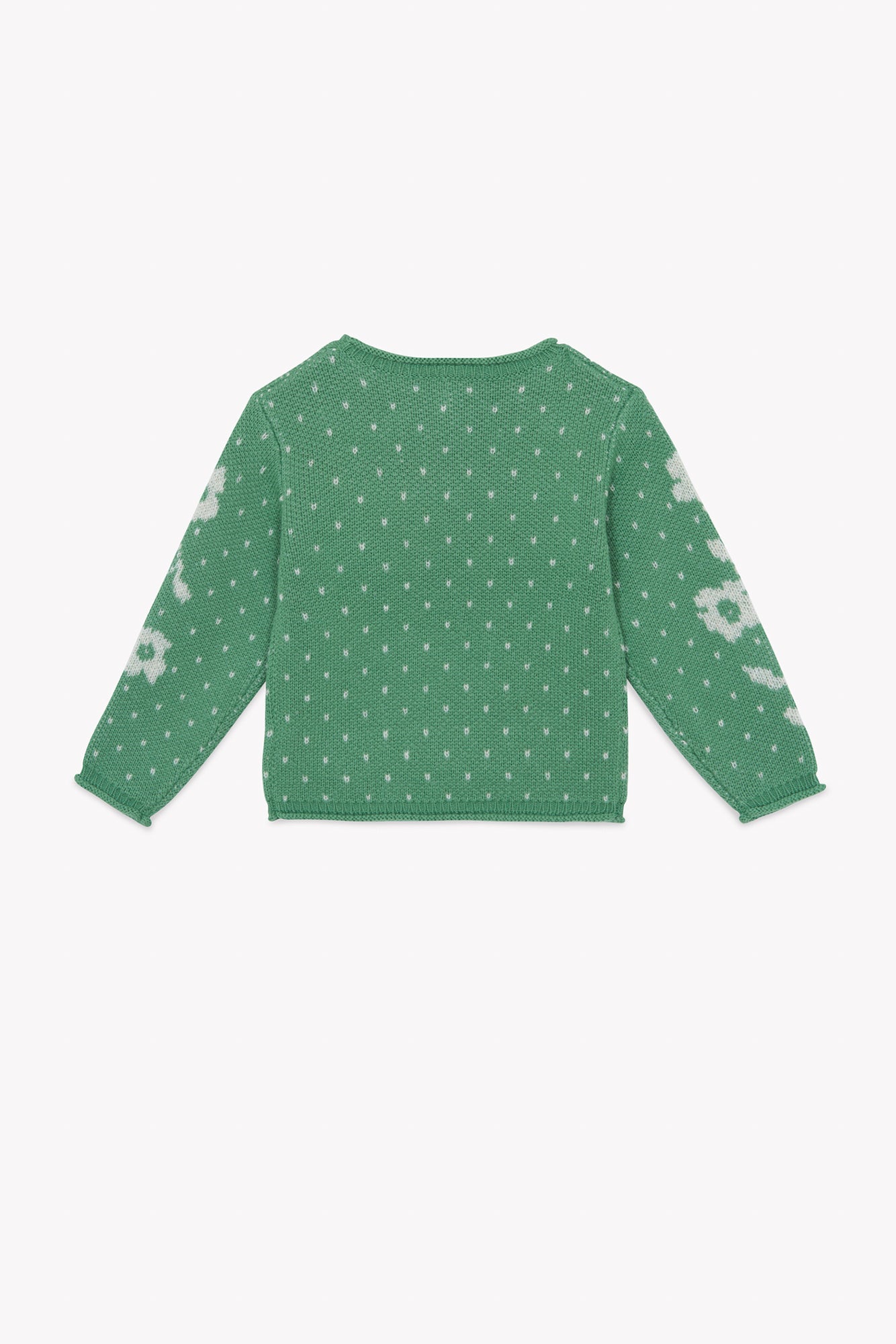 BONTON FLOWER DETAIL SWEATER