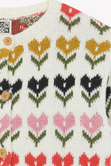 BONTON FLOWER MALIGNE CARDIGAN