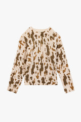 BONTON MISTY COW SWEATER