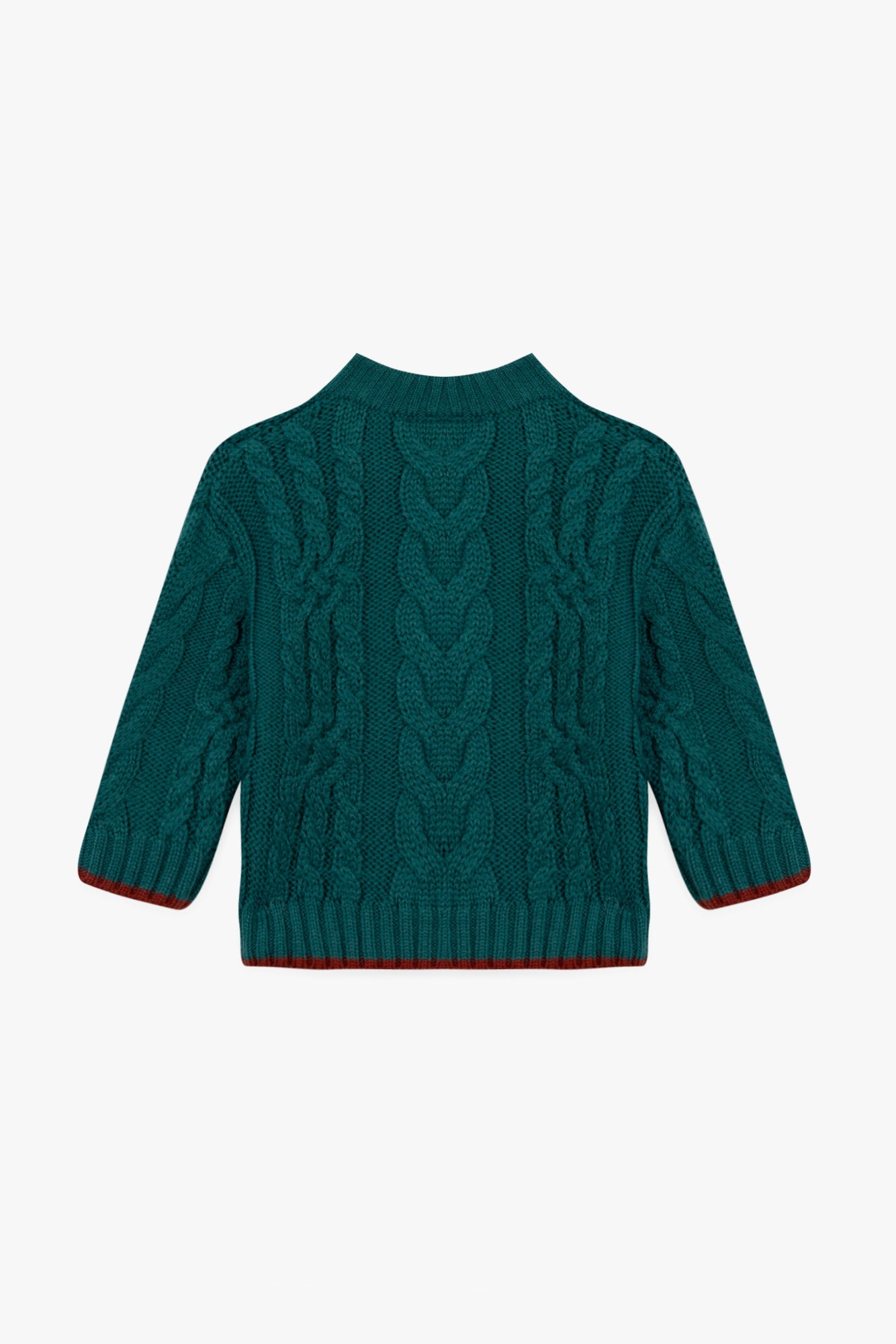 BONTON KNIT CABLE SWEATER