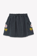 BONTON CHAMBRAY SKIRT