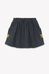 BONTON CHAMBRAY SKIRT