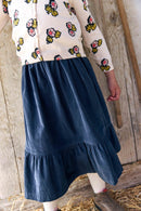 BONTON RUFFLE BOTTOM SKIRT