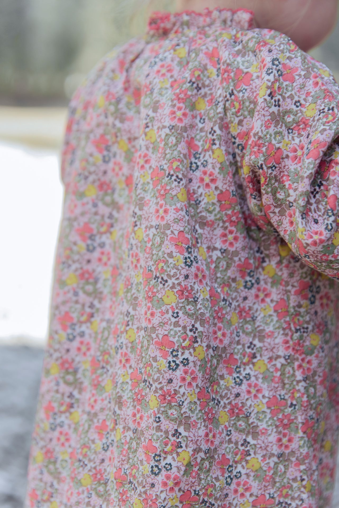 BONTON FLORAL MALA DRESS