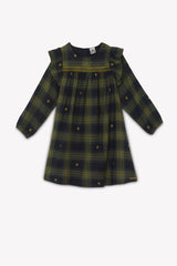 BONTON HEART PLAID DRESS