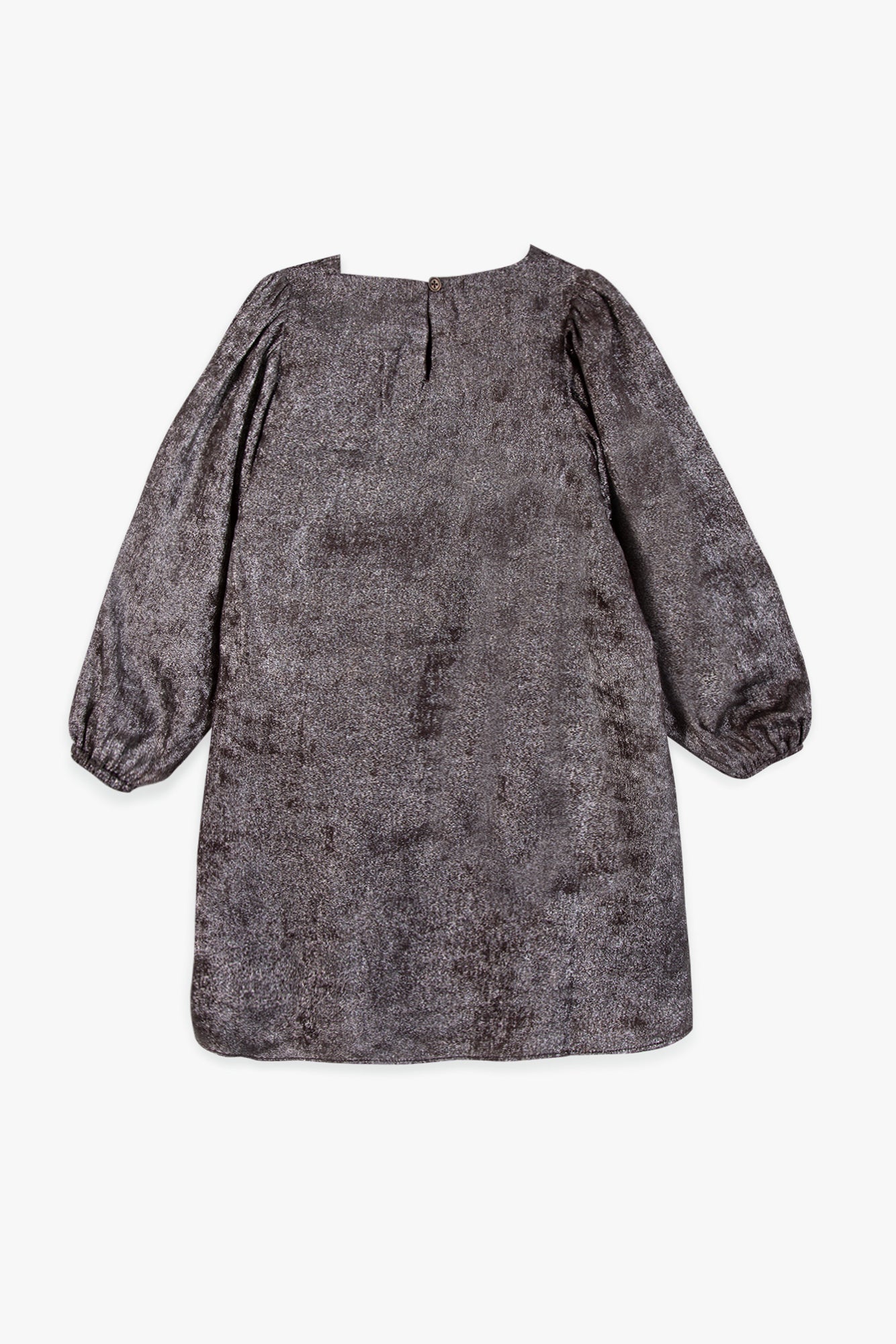 BONTON SMOCKED SHIMMER DRESS