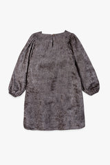BONTON SMOCKED SHIMMER DRESS