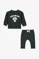 BONTON 2PC LOGO POODLE SWEAT SET