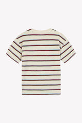 BONTON LIVO PALM TREE GRAPHIC STRIPED T-SHIRT