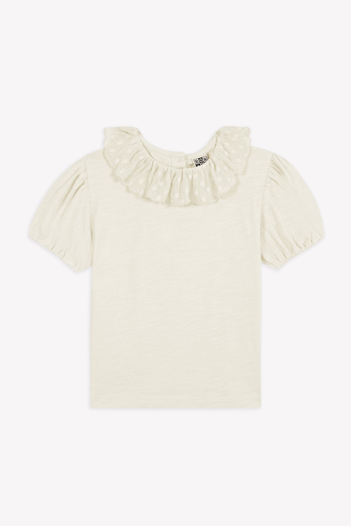BONTON NIRIS LACE COLLAR TOP