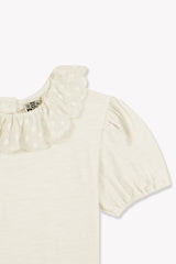 BONTON NIRIS LACE COLLAR TOP
