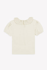 BONTON NIRIS LACE COLLAR TOP