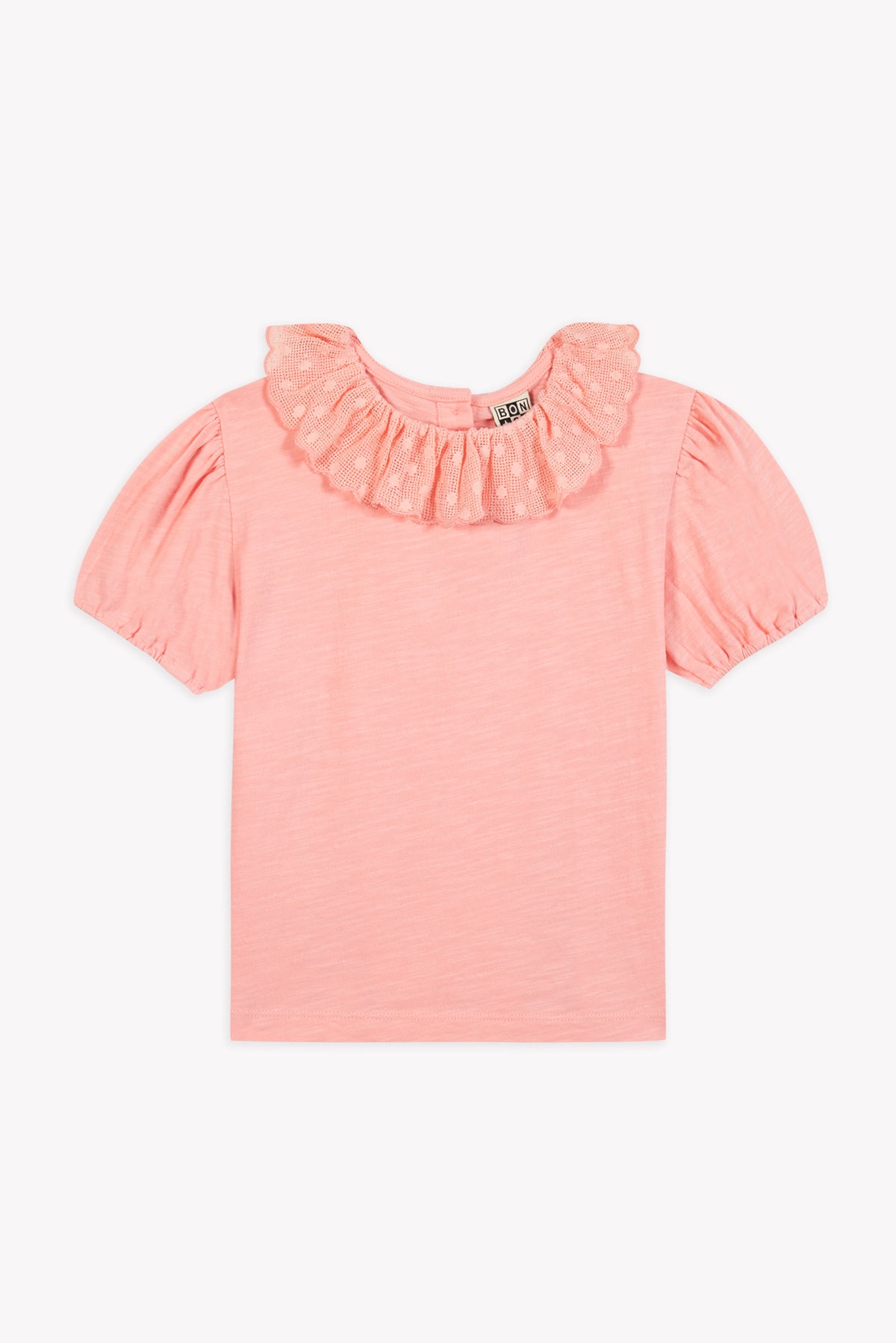 BONTON NIRIS LACE COLLAR TOP