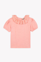 BONTON NIRIS LACE COLLAR TOP