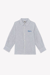 BONTON NATHAN LOGO STRIPED SHIRT