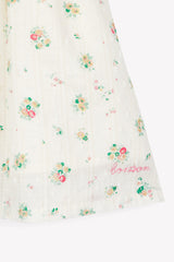 BONTON NADINE FLOWER PRINT DRESS