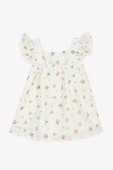 BONTON NADINE FLOWER PRINT DRESS