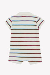 BONTON LILO PALM TREE GRAPHIC STRIPE ROMPER