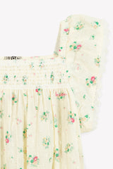 BONTON LALIX FLOWER PRINT ROMPER
