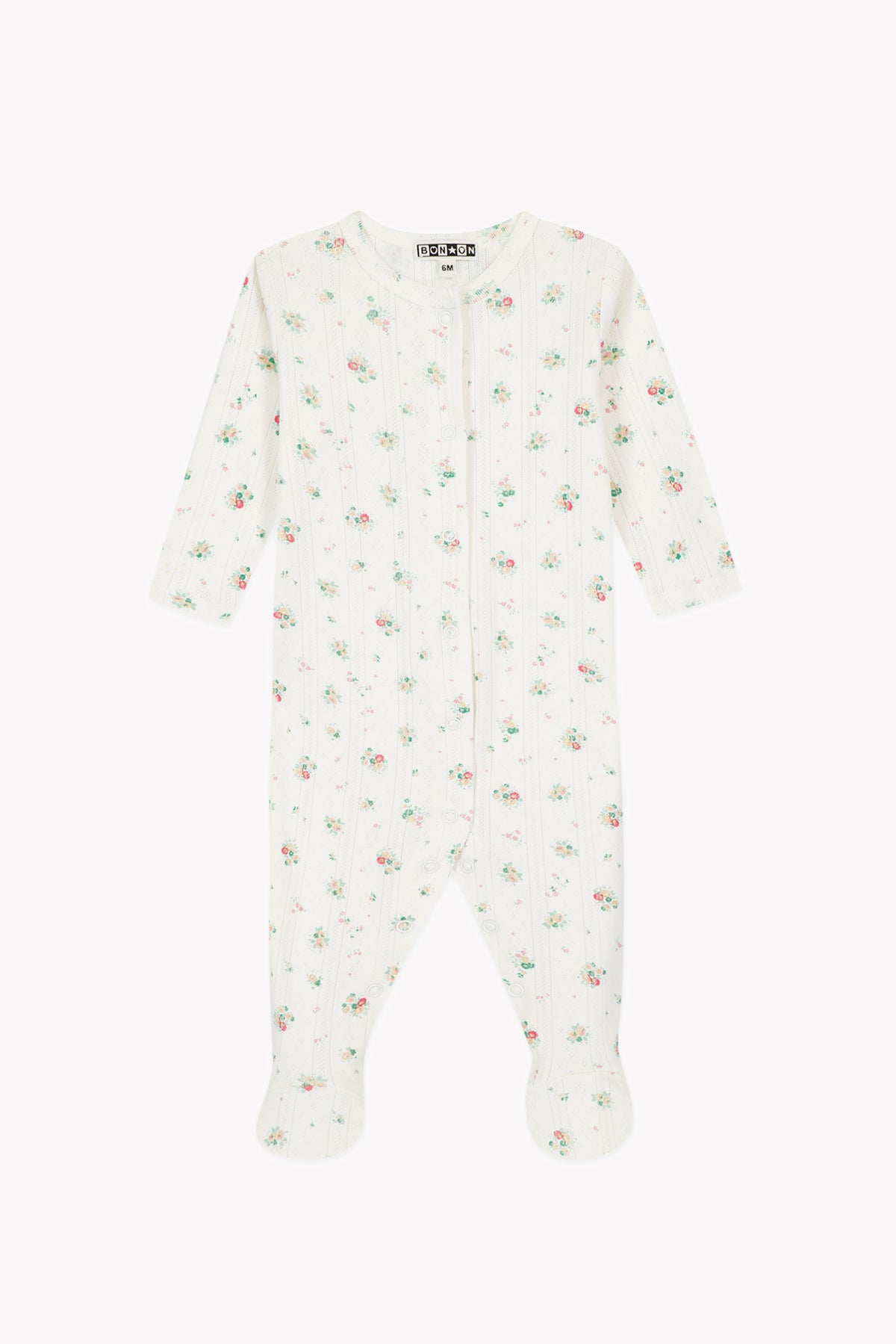 BONTON FLOWER PRINT FOOTIE