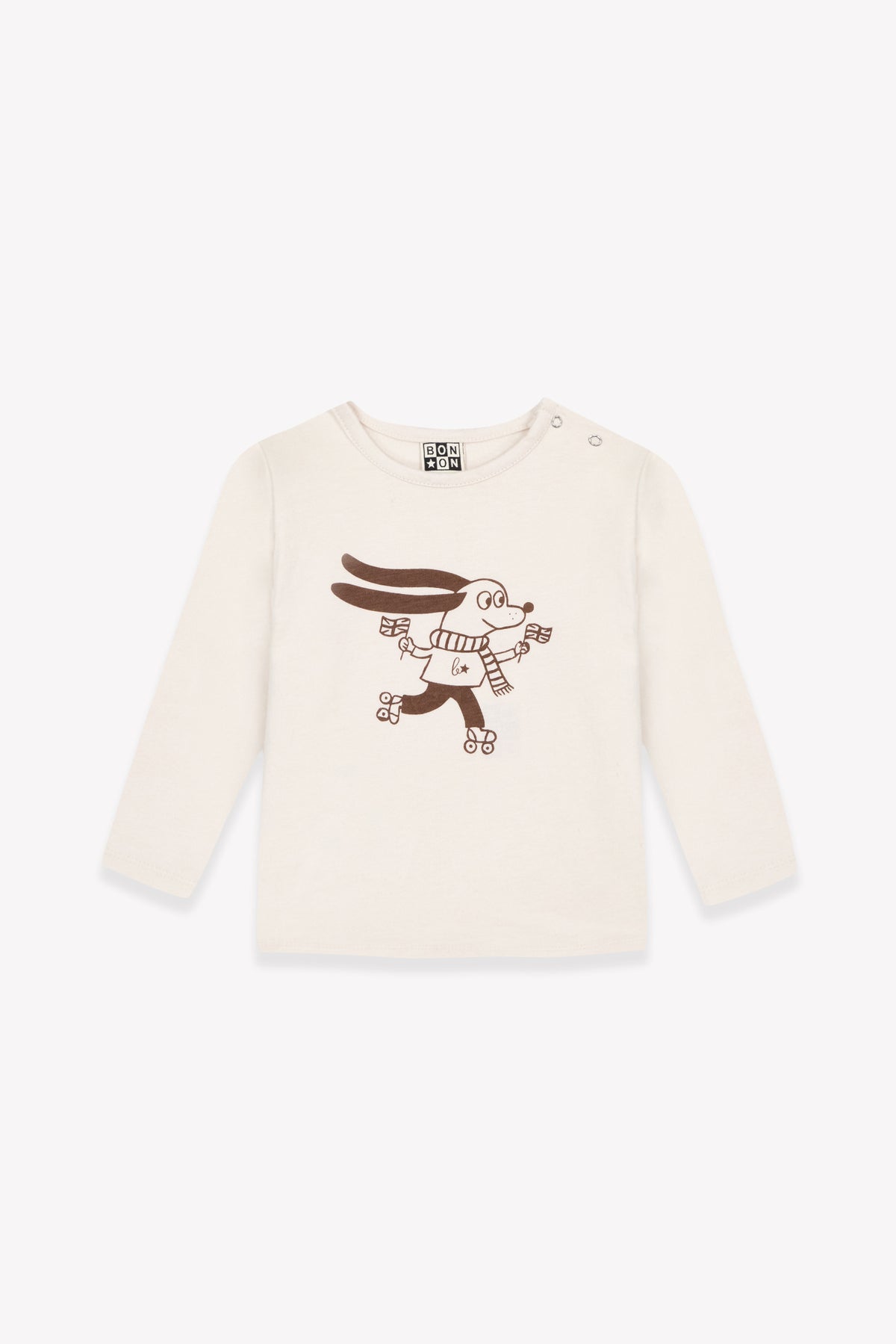 BONTON "HAPPYDOGGY" PRINT TOP