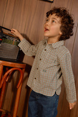 BONTON  PAF MINI CHECKED SHIRT