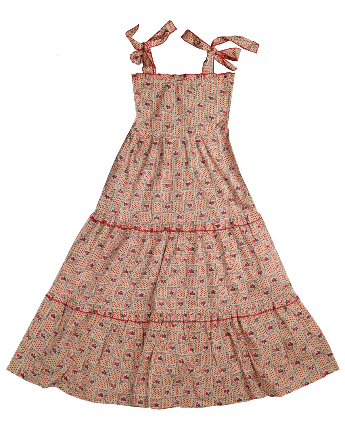 BELATI PATCHWORK SMOCKEDE JUMPER