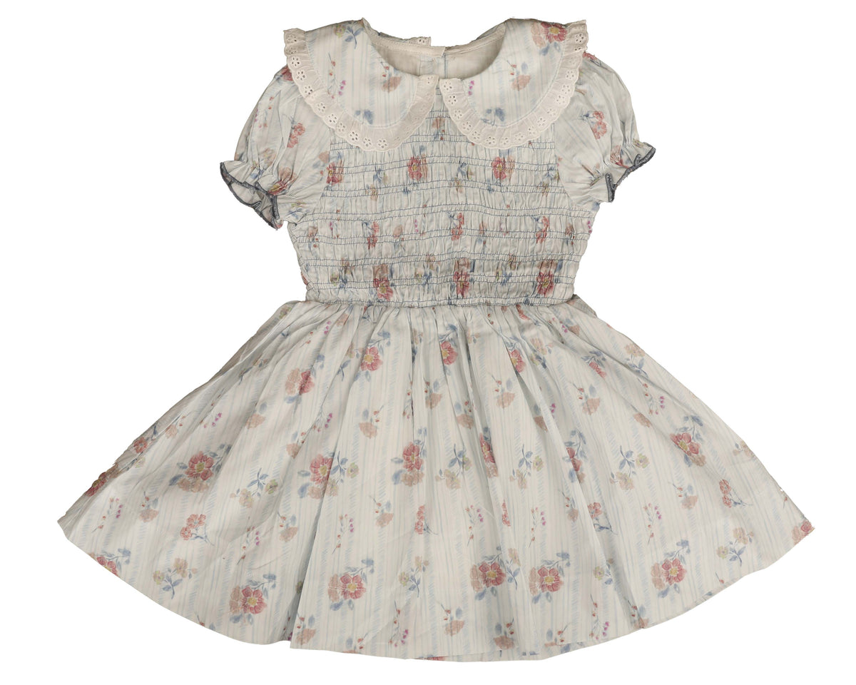 BELATI FLORAL SMOCKED DRESS